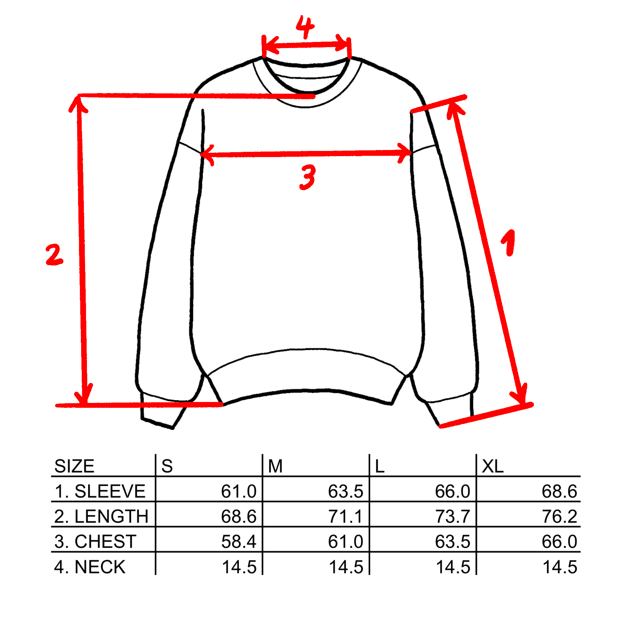 sun crewneck